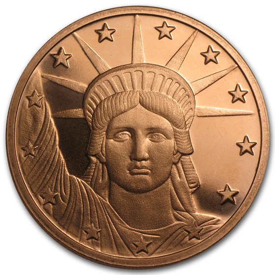 1 oz Copper Round - Liberty Head 1 oz Copper Round - Liberty Head
